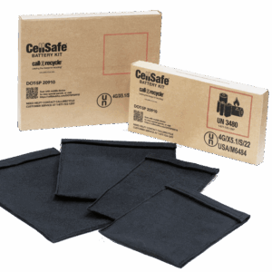 CellBlock CellSafe Envelope DDR Li-Ion Recycling Kit
